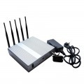 12W High Power Remote Controlled 5 Antennas Mobile Phone Jammer
