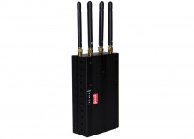 6W Powerful 6 Antenna Portable Bluetooth GPS Mobile Phone Jammer