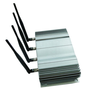 A mobile phone jammer - Portable Selectable Bluetooth WiFi GPS Lojack Mobile Phone Blocker