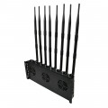 High Power Desktop Adjustable Style WiFi GPS 2G 3G UHF VHF LoJack Signal Jammer