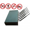 High Power Adjustable 6 Antenna WiFi GPS 3G Mobile Phone Jammer