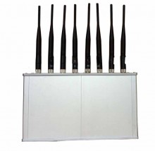 16W High Power Tabletop 8 Antennas WiFi 3G 4G Cellphone Signal Jammer