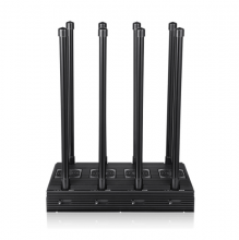 Desktop 8 Antennas 5G Cell Phone Signal Jammer All 2G 3G 4G 5G Bands Blocker Cover Range up to 150m