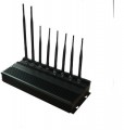 16W High Power Tabletop WiFi Bluetooth GPS LoJack UHF VHF 3G Phone Signal Jammer