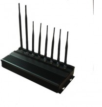 16W High Power Tabletop WiFi Bluetooth GPS LoJack UHF VHF 3G Phone Signal Jammer