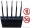 Adjustable High Power 5 Antenna 3G Mobile Phone Jammer