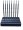 Adjustable desktop 8-band mobile phone 2G 3G 4G and WiFi signal jammer