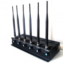 Adjustable 7W Powerful All Wireless Bug Camera Jammer & WiFi GPS Blocker