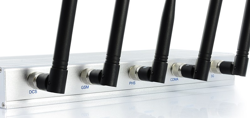Cell phone jammer antenna | 3G4G All Frequency Portable Cell Phone Jammer with 5 Powerful Antenna ( 4G LTE + 4G Wimax)