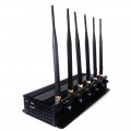 15W High Power Adjustable 3G Mobile Phone VHF UHF Walkie-Talkie Jammer