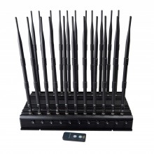 Full band desktop 22 antenna mobile phone 5g jammer Wi-Fi GPS LOJACK blocker