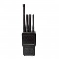 Handheld 8 antennas 2G 3G 4G phone jammer and WiFI signal jammer (2.4G, 5.8G)